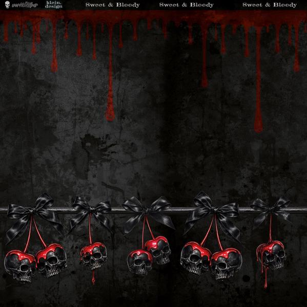 Sweet & Bloody - 1,5m-Paneel - Jersey